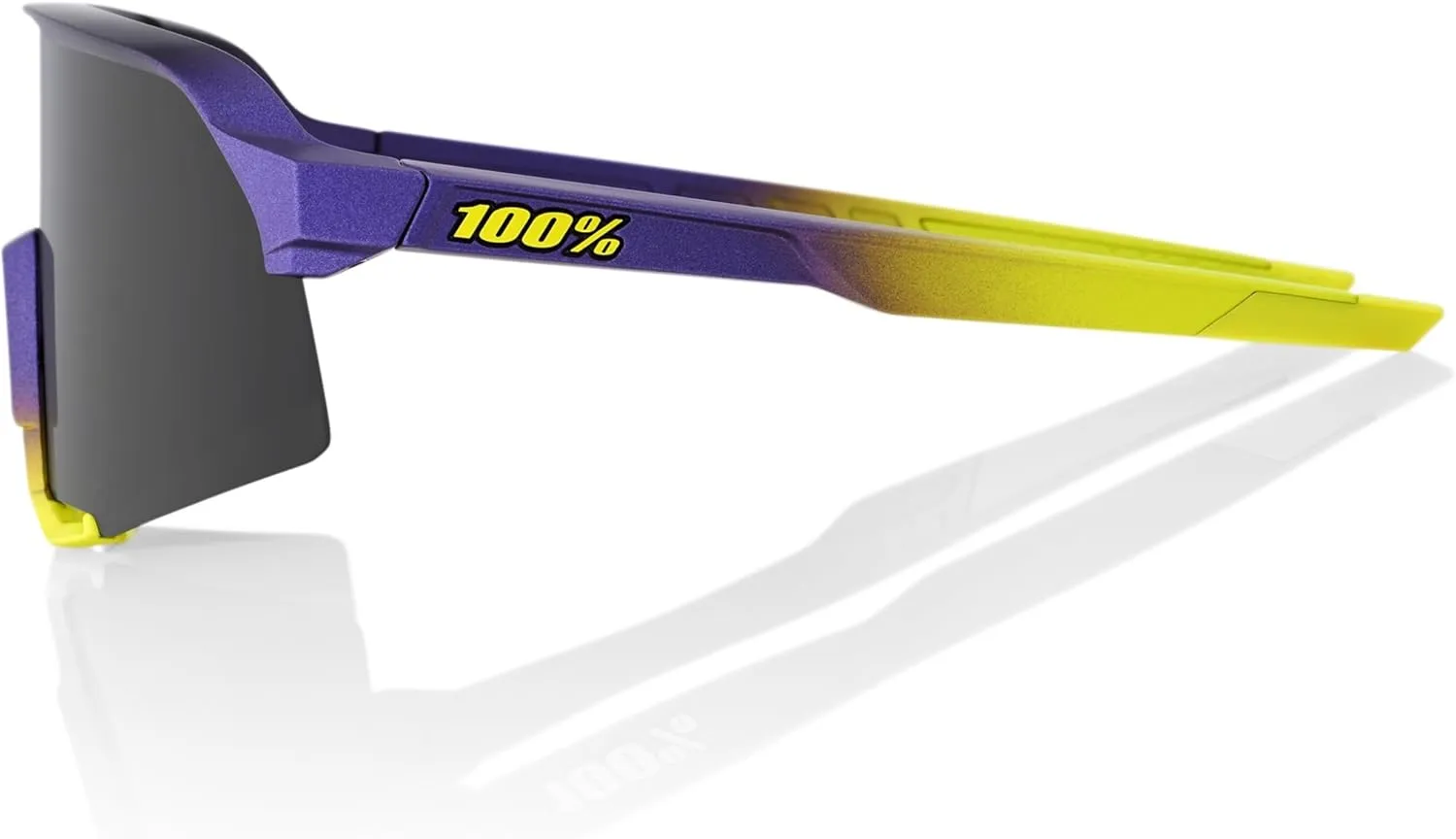 100% S3 Sport Performance Cycling Sunglasses - Vented Baseball, Road Bike, & Triathlon Racing with Interchangeable Lens