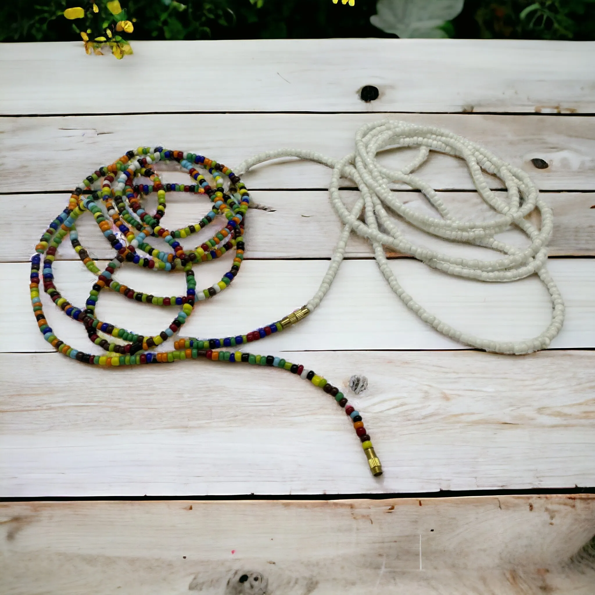 African Waist Beads- Versatile (Green)