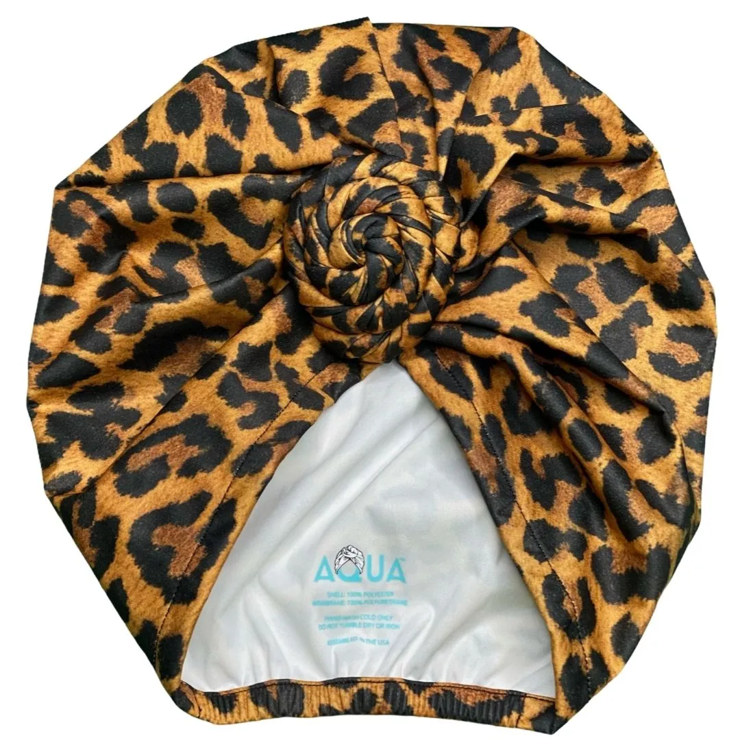 AQUA Sun Bun Turban (Wild Child)