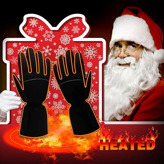 Autocastle Heated Gloves Rechargeable Electric Gloves Camping Hand Warmers Winter Warm Touchscreen Gloves for Men Women Battery Waterproof Gloves Windproof Heat Glove for Outdoor Cycling Skiing Hiking
