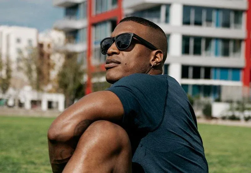 Black/Smoke Premiums Sport Sunglasses