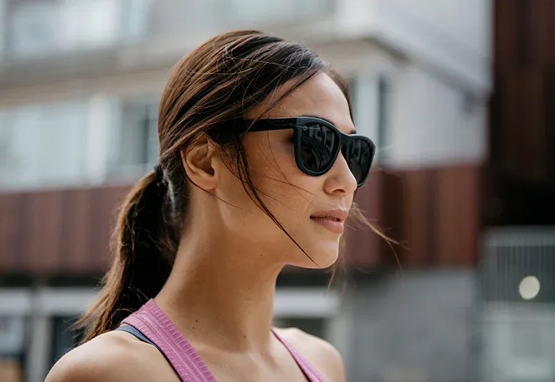 Black/Smoke Premiums Sport Sunglasses