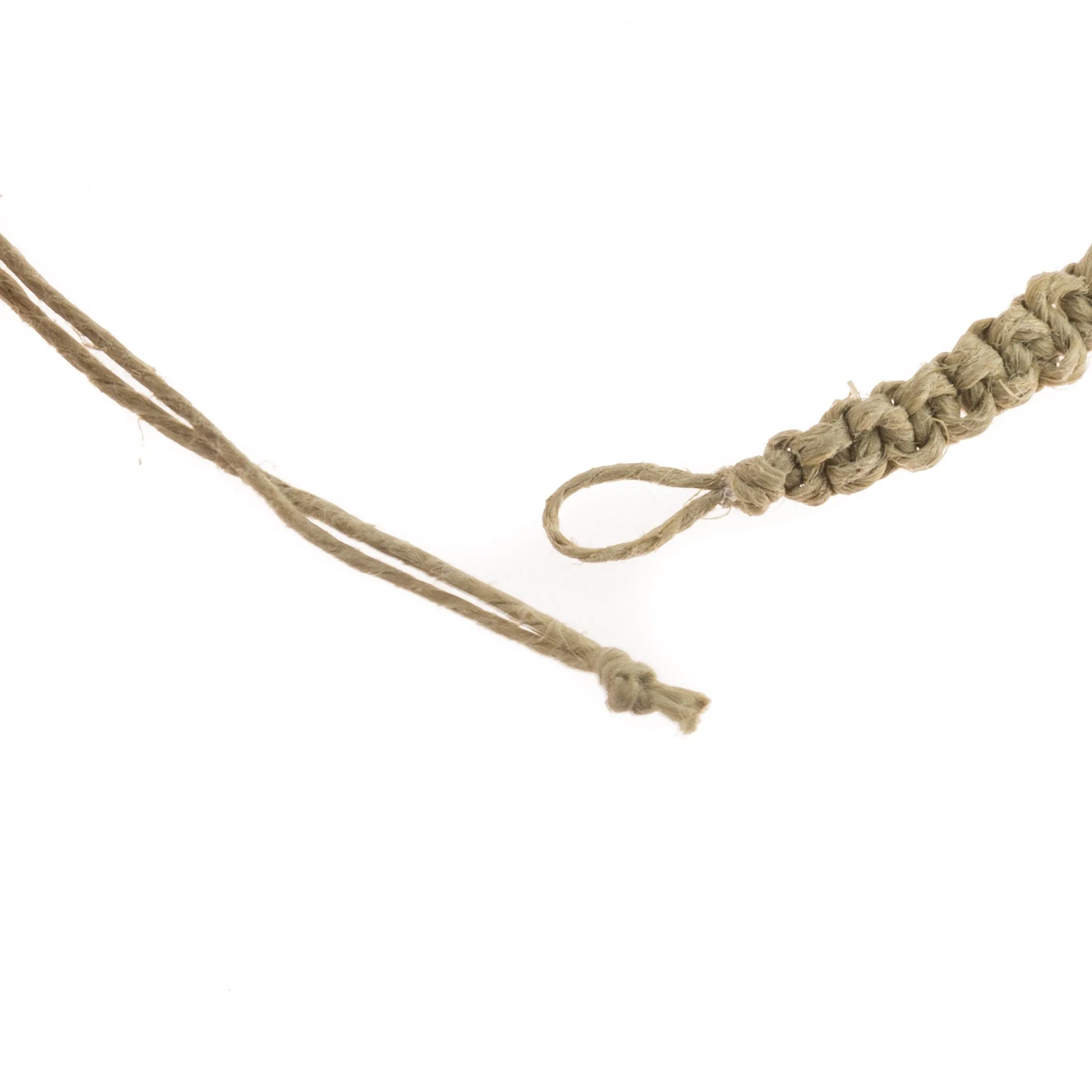 BlueRica Hemp Anklet Bracelet with Puka Shell Beads & Dark Blue Murano Glass Tubes
