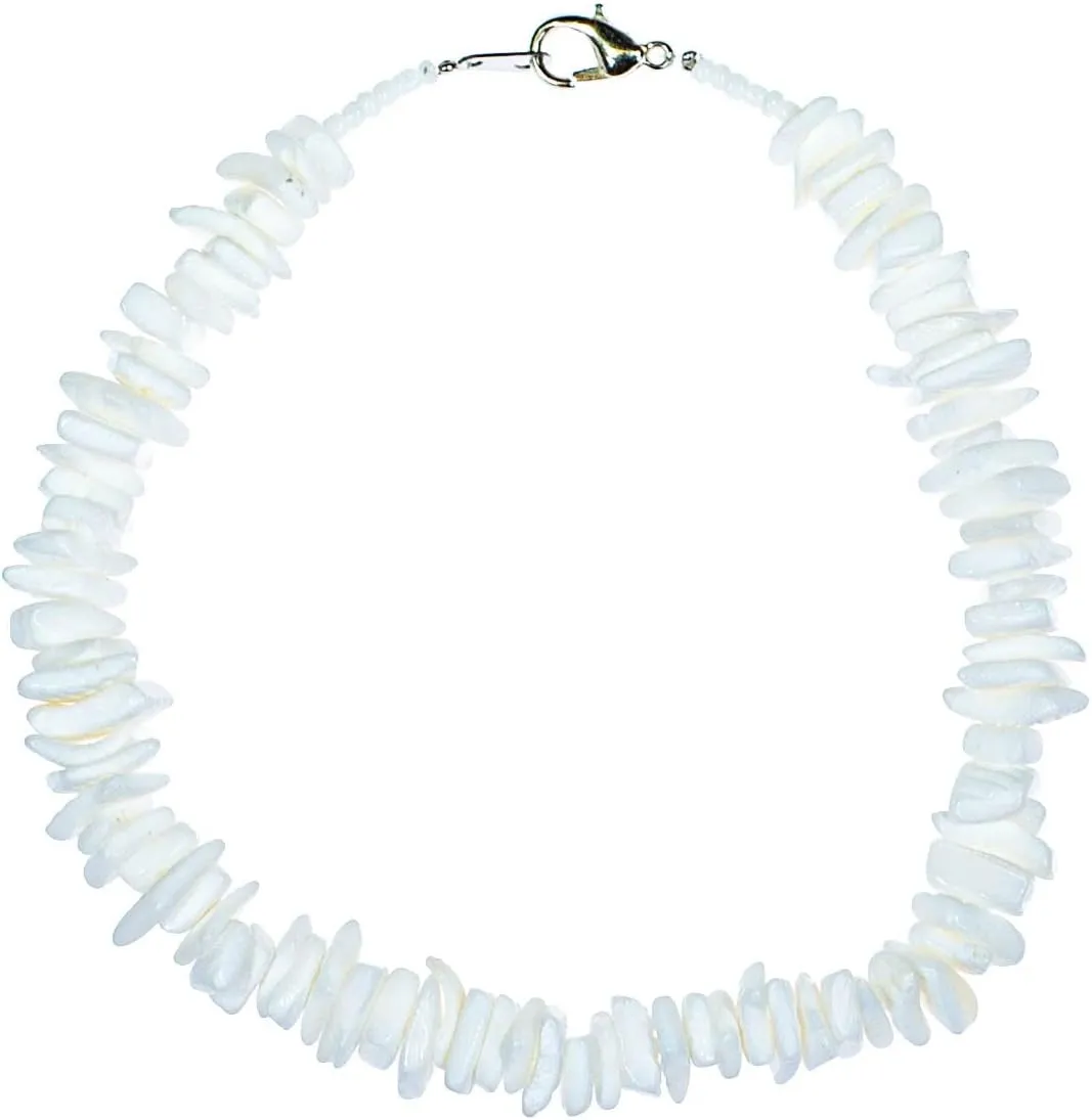 BlueRica Unisex Puka Chip Shells Anklet (10 Inches)