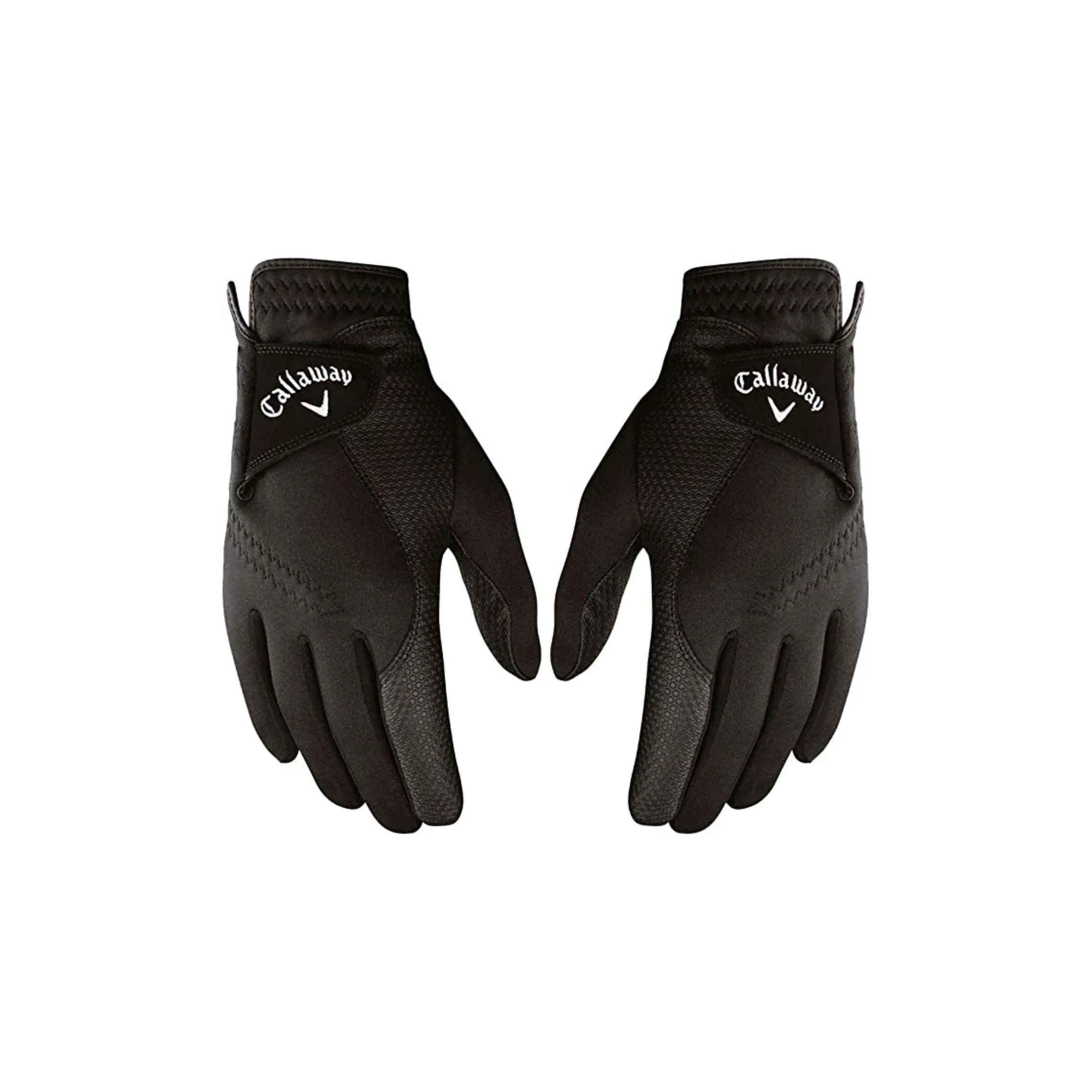 Callaway Golf Thermal Grip, Cold Weather Golf Gloves, Medium, Cadet, Black,1 Pair (Left and Right)