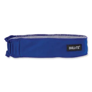 Chill-its 6605 High-perform Terry Cloth Sweatband, Cotton Terry Cloth, One Size Fits Most, Blue, Ships In 1-3 Business Days