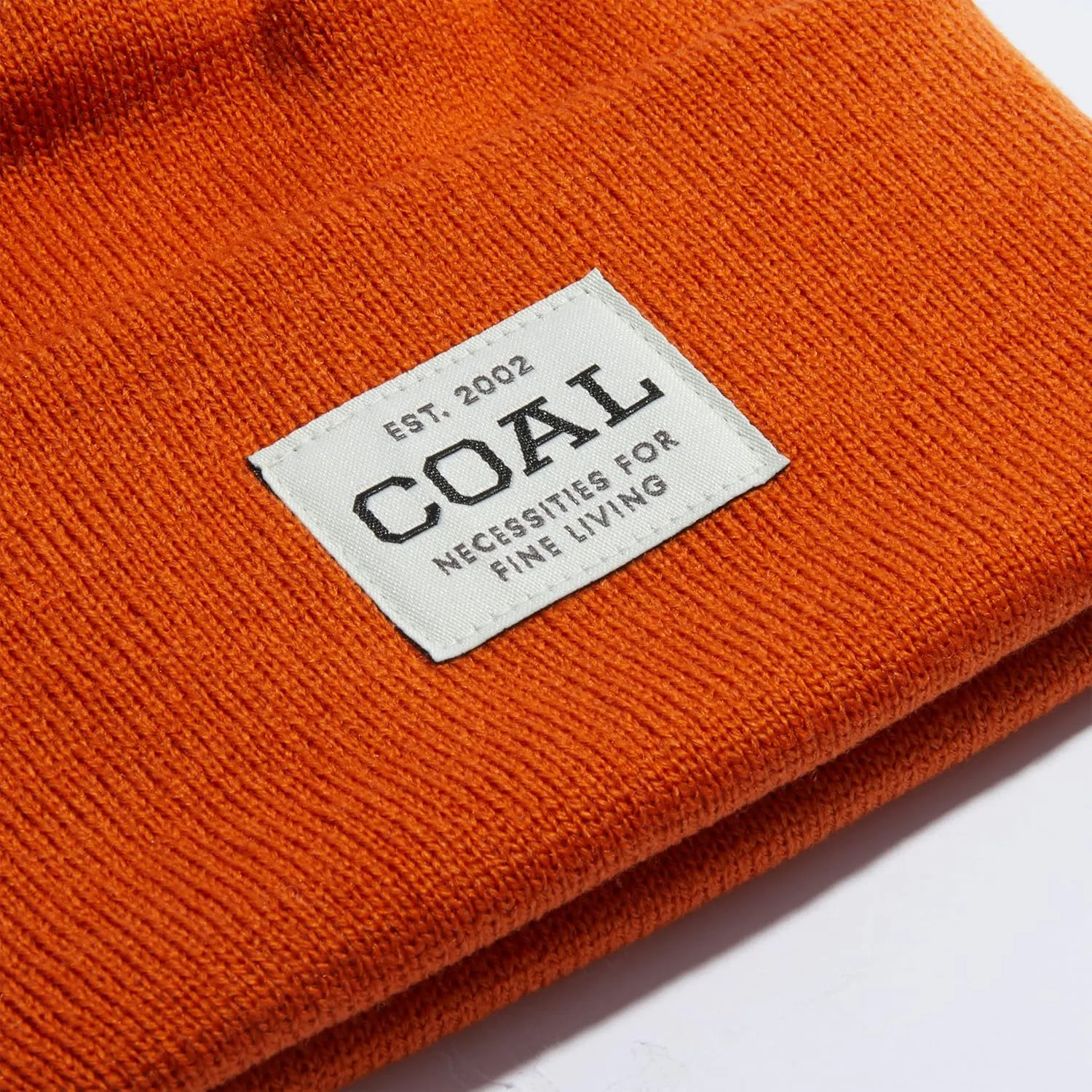 Coal Men's The Uniform Fine Knit Workwear Cuffed Beanie Hat