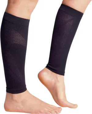 CompressionZ Calf Compression Sleeves for Men & Women | Running Shin Splint Support - Footless Socks Varicose Pain Relief