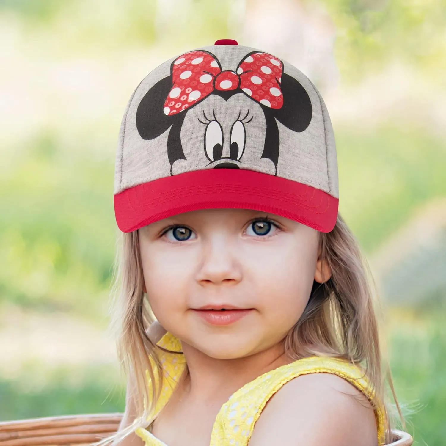 Disney Baseball Cap, Minnie Mouse Adjustable Toddler 2-4 Or Girl Hats for Kids Ages 4-7