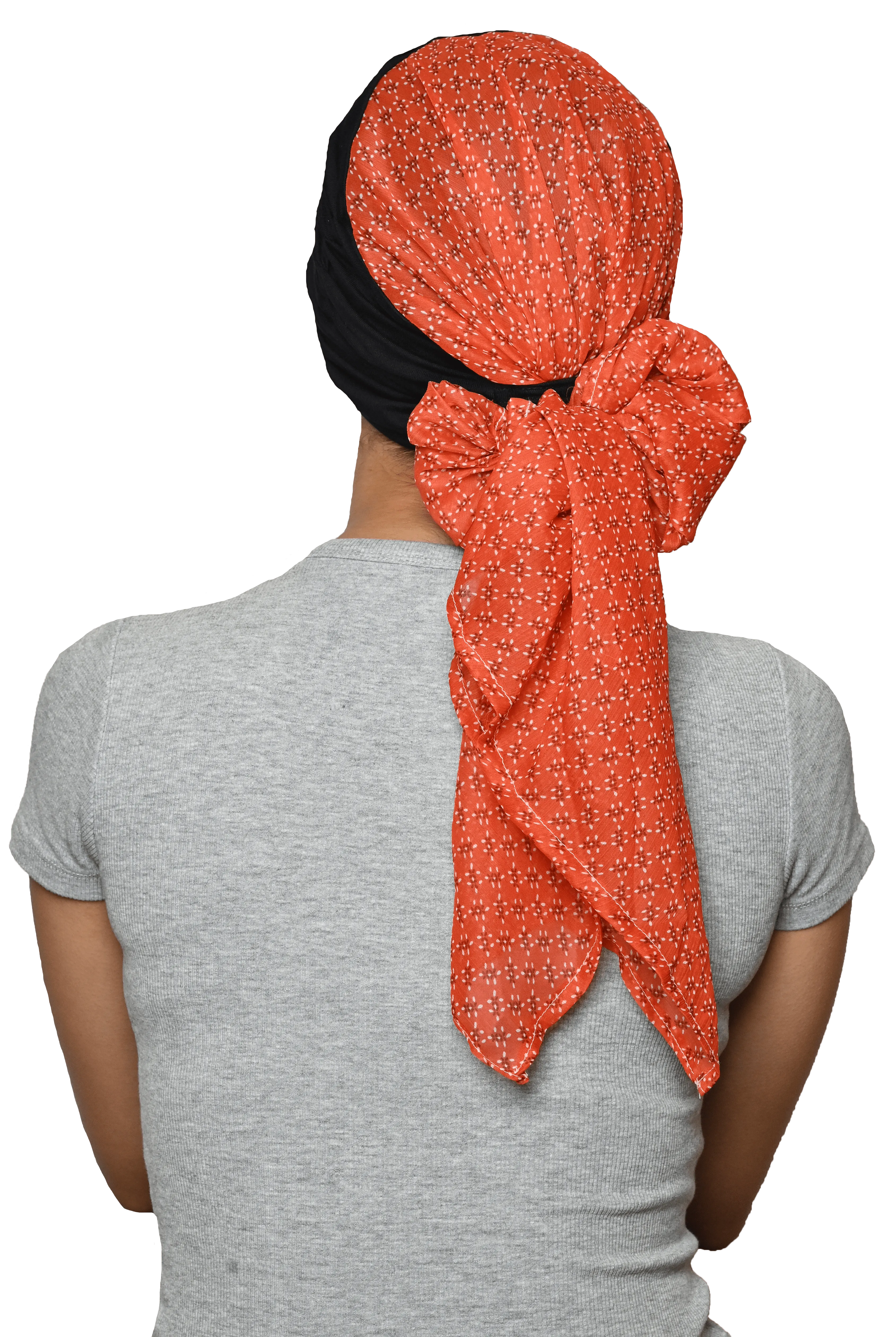 Elegant Aveon Gathered Headwrap With Silk Scarfs Turban Lightweight For Women's
