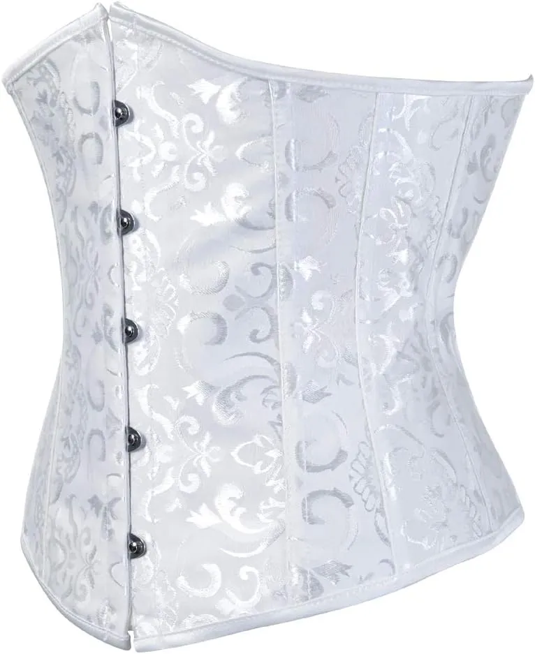 frawirshau Women's 9427 Lace Up Boned Underbust Waist Trainer Corset