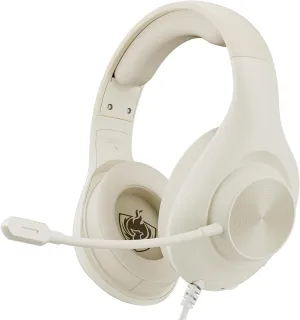 Gaming Headset for PS5 PS4 PC, Wired Headsets with 7.1 Surround Sound, H-7 Gaming Over Ear Headphones with Noise Cancelling Flexible Mic Memory Earmuffs, for PC/PS5/PS4/XboxSeries X/S/Switch (White)