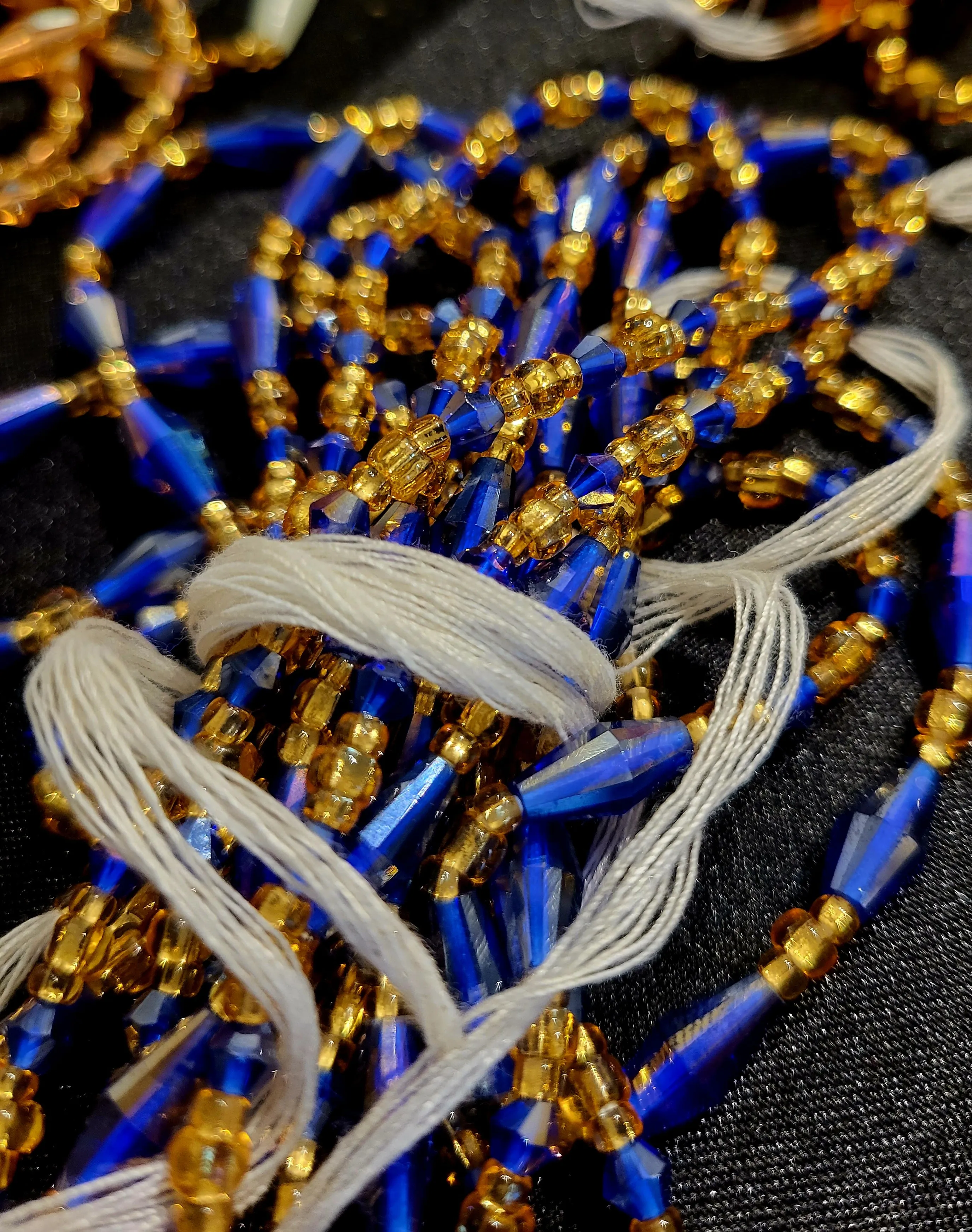Ghanaian Deluxe Glass Waist Beads - Large