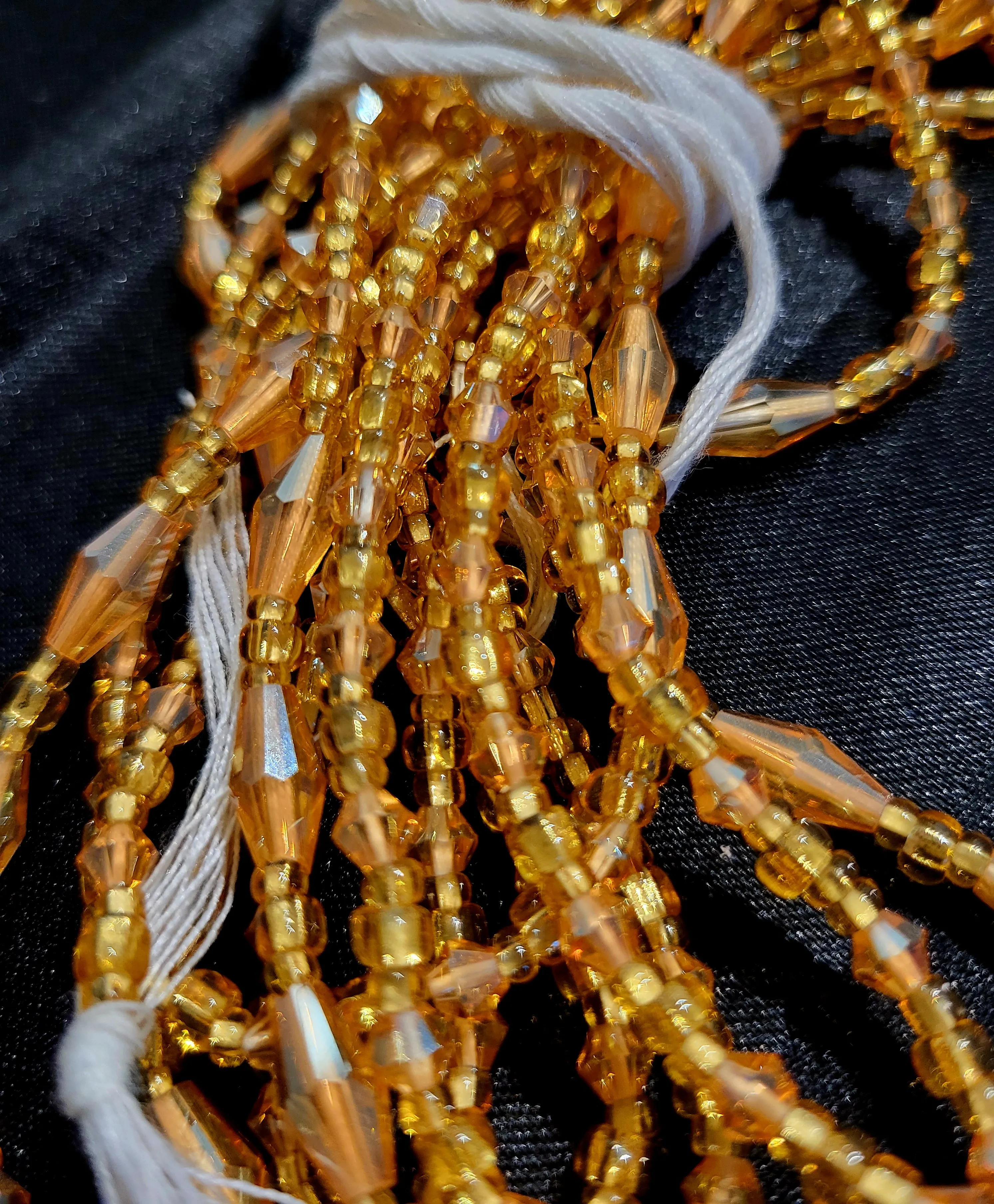 Ghanaian Deluxe Glass Waist Beads - Large