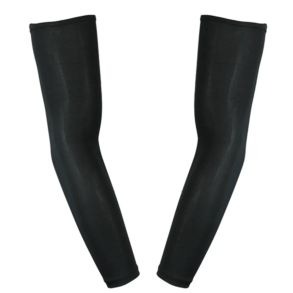 Golf Compression Arm Sleeve (Full Length) UV Protective Anti-slip Arm Cover (Pack of 6 Pairs)