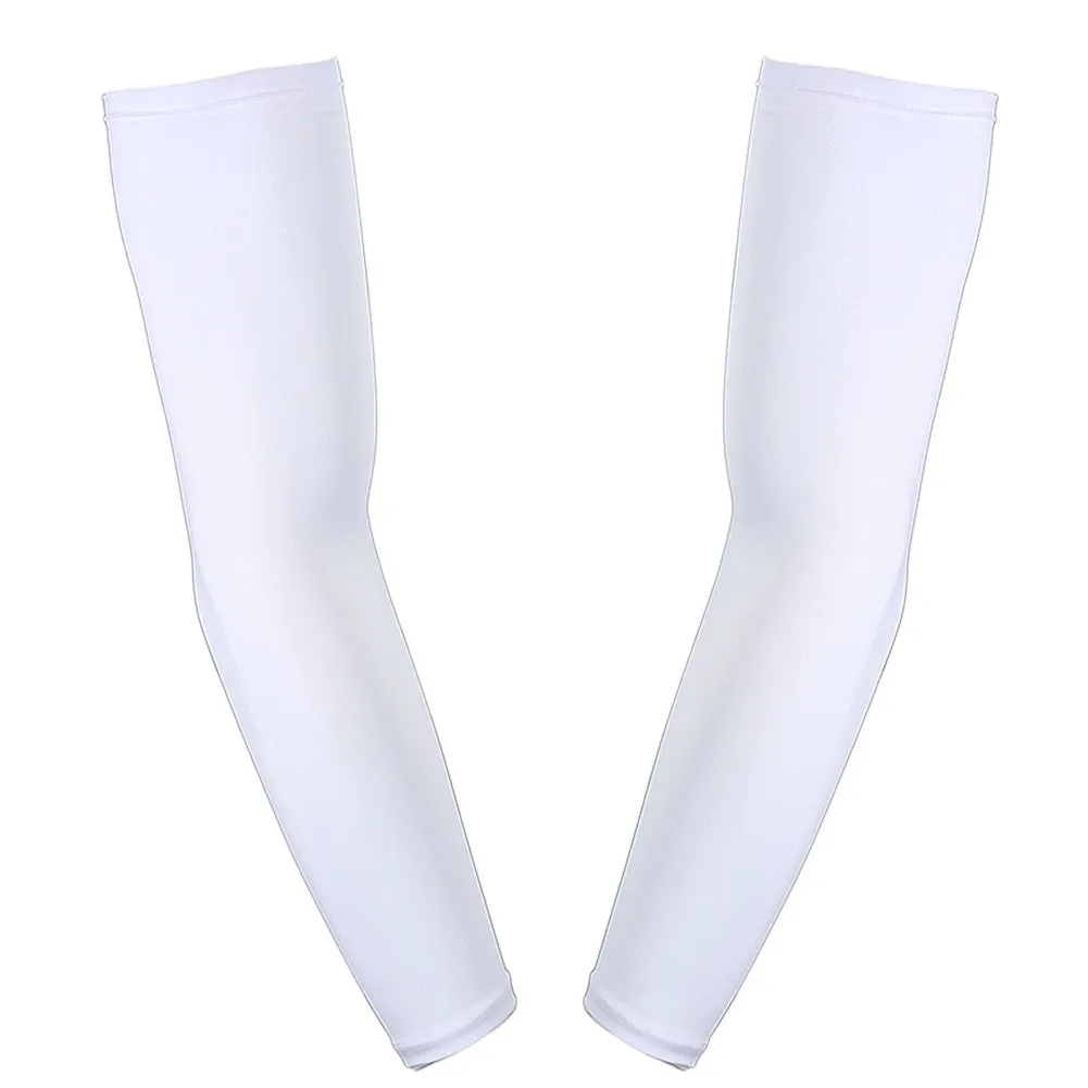 Golf Compression Arm Sleeve (Full Length) UV Protective Anti-slip Arm Cover (Pack of 6 Pairs)