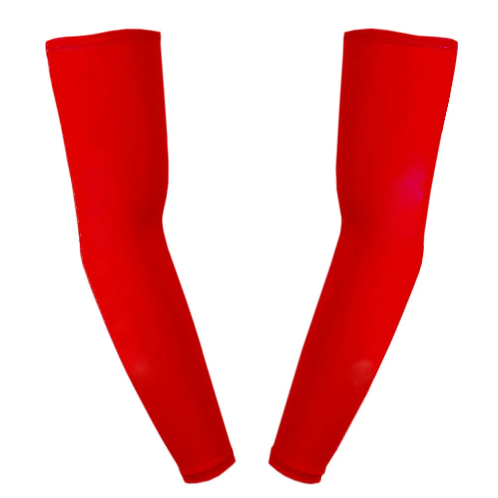 Golf Compression Arm Sleeve (Full Length) UV Protective Anti-slip Arm Cover (Pack of 6 Pairs)