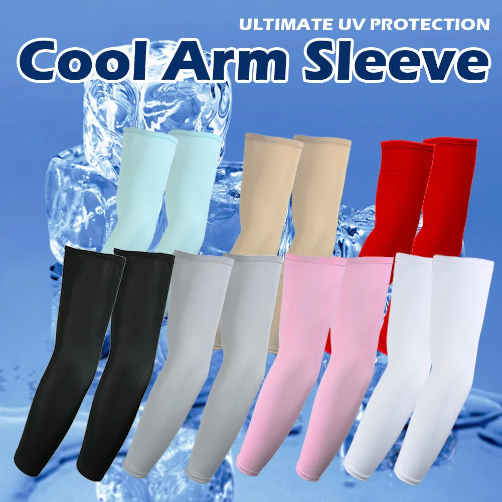 Golf Compression Arm Sleeve (Full Length) UV Protective Anti-slip Arm Cover (Pack of 6 Pairs)