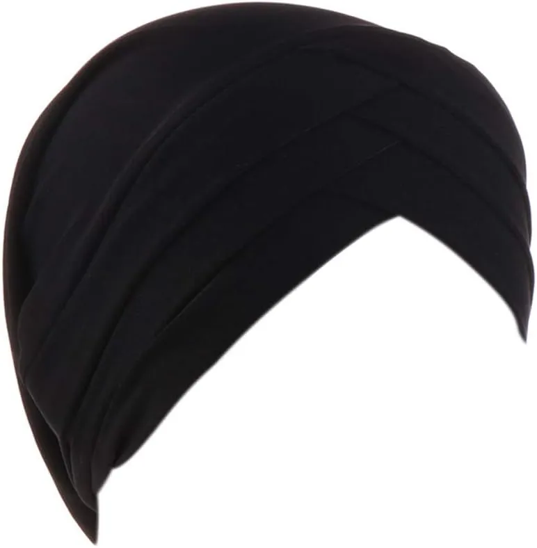 Hijab Chemo Cancer Beanies Turbans Hats Cap Twisted Hair Cover Headwrap Turban Headwear for Women