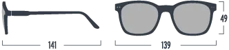 IZIPIZI #SUN NAUTIC (Polarized Lenses) Night Blue Crystal