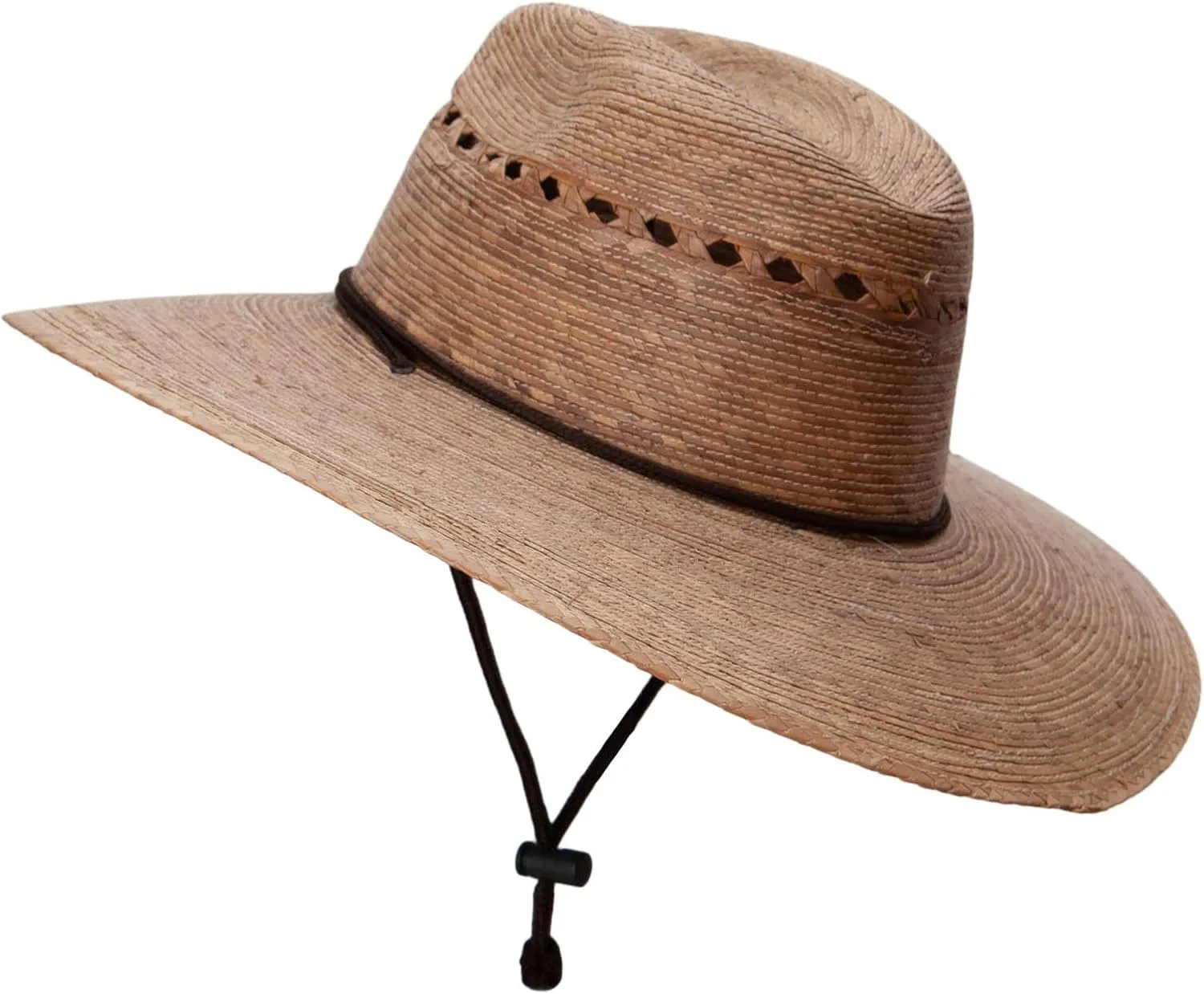 Jeanne Simmons Unisex-Adult Fedora Hat, Large Brim, Palm Braid, Sun Protection