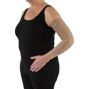 JOBST Bella Strong Compression Arm Sleeve with Silicone Dot Band, 20-30, Long, Size 1, Natural