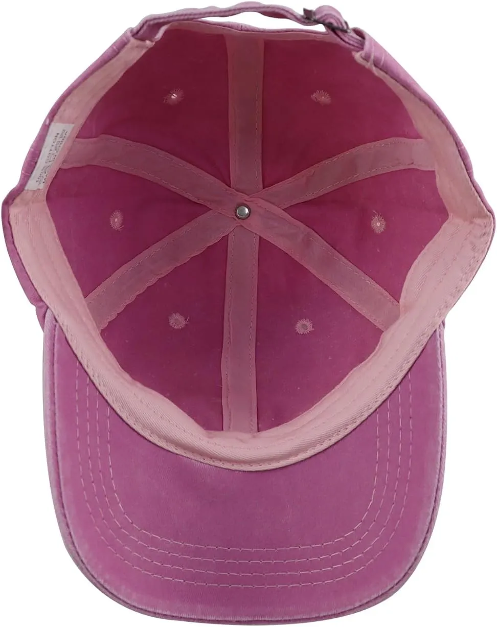 Just a Girl Who Loves Cats Dogs Horses Frogs Foxes Pigs Hat for Girls Age 3-10, Funny Adjustable Cotton Kids Baseball Cap