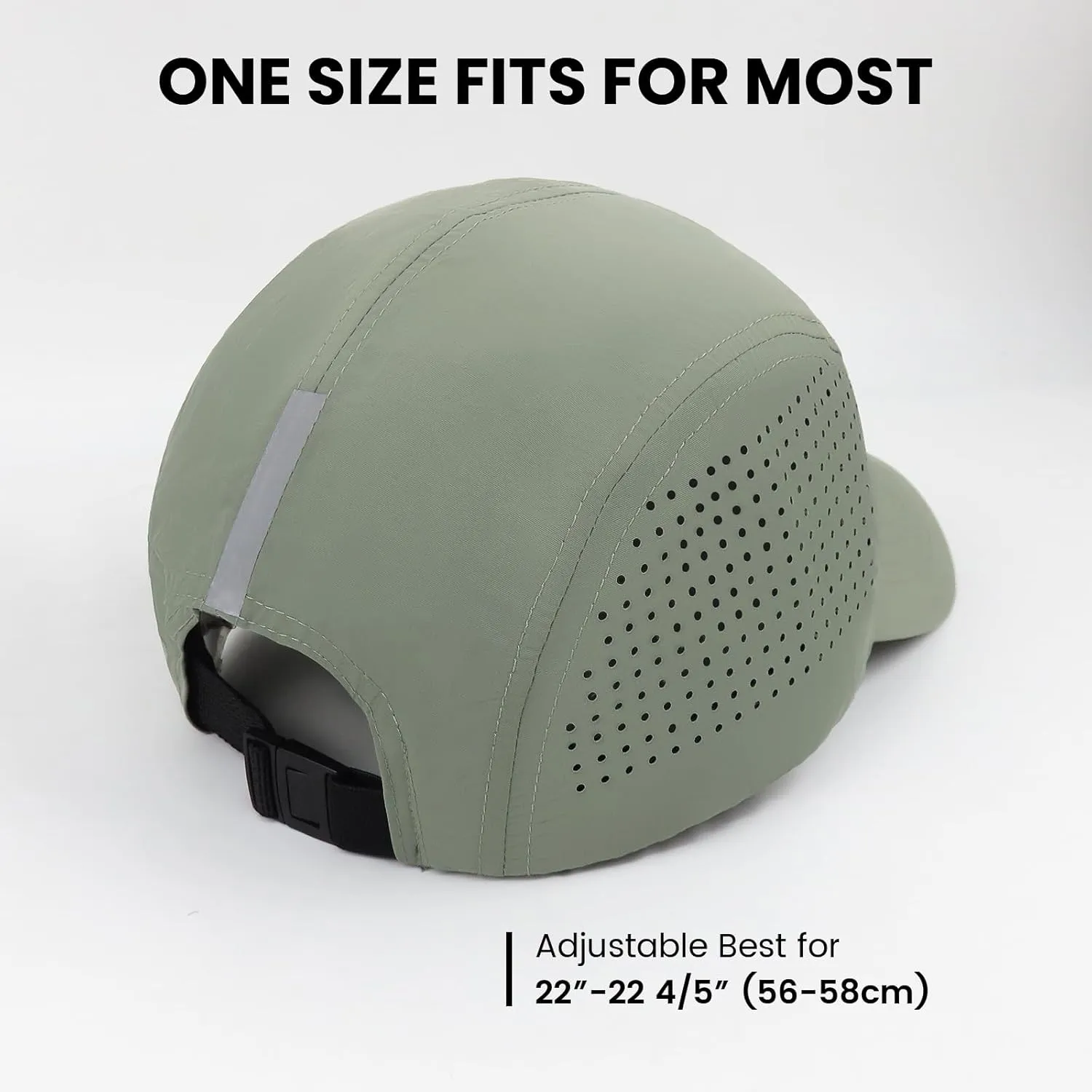 KOPHINOOR Baseball Cap Cooling Hat, Reflective Golf Running Hat for Men Women, Foldable Performance Hat for Outdoors