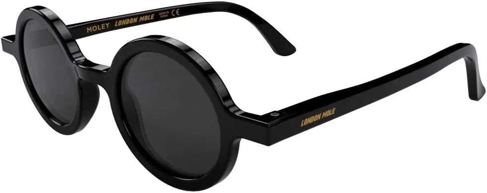 LONDON MOLE Eyewear | Moley Sunglasses | Round Glasses | Fashion Brand | UV400 Protection | Men's Women's Unisex
