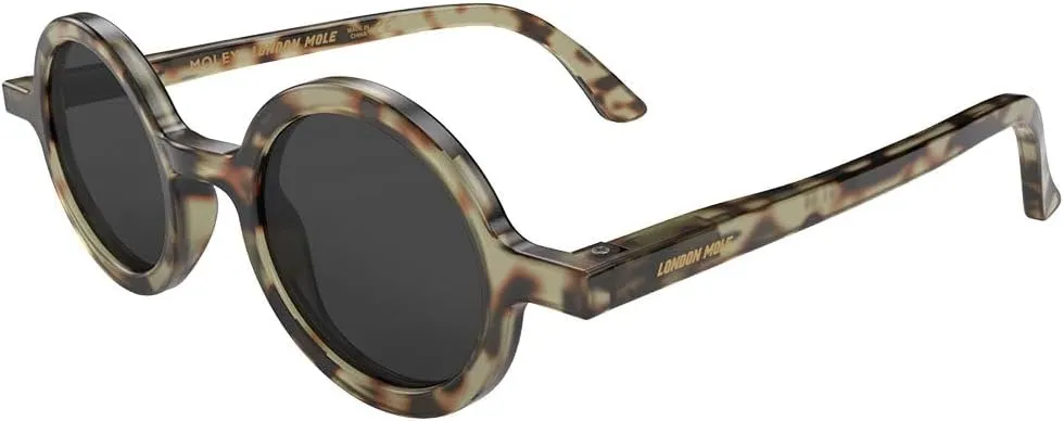 LONDON MOLE Eyewear | Moley Sunglasses | Round Glasses | Fashion Brand | UV400 Protection | Men's Women's Unisex