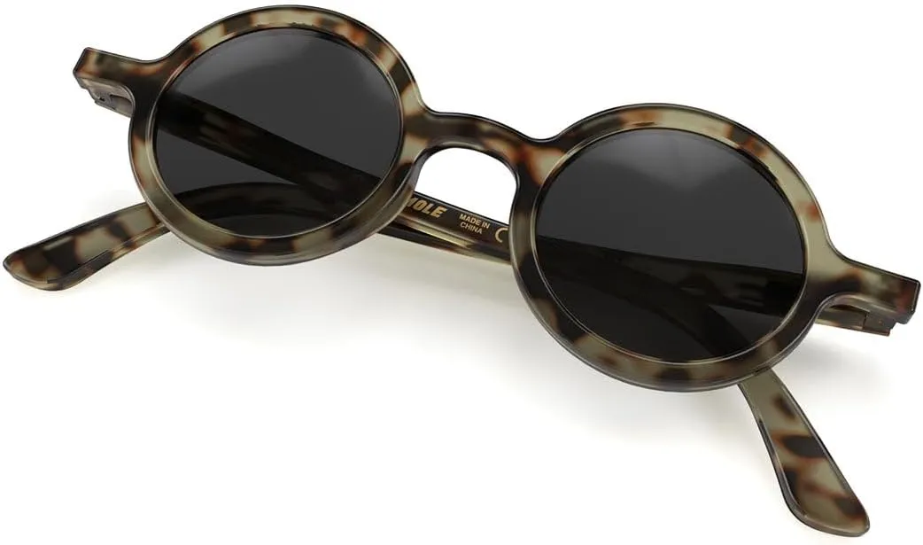 LONDON MOLE Eyewear | Moley Sunglasses | Round Glasses | Fashion Brand | UV400 Protection | Men's Women's Unisex