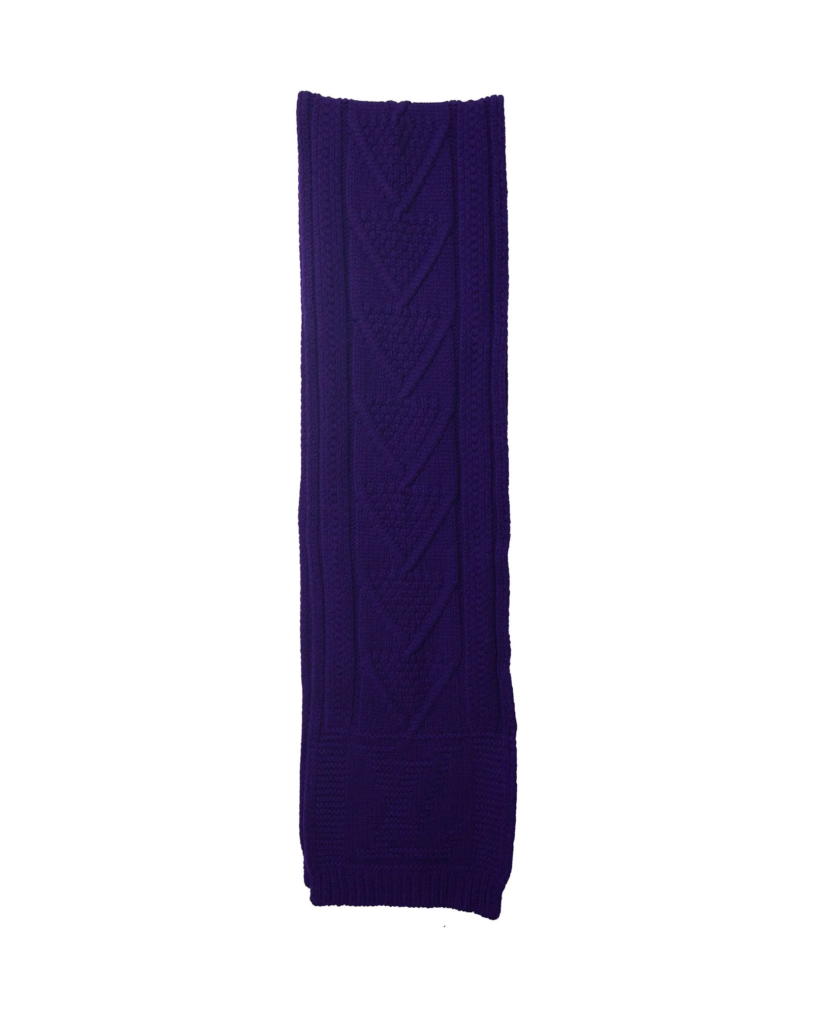 Louis Vuitton Knit Scarf in Purple Wool