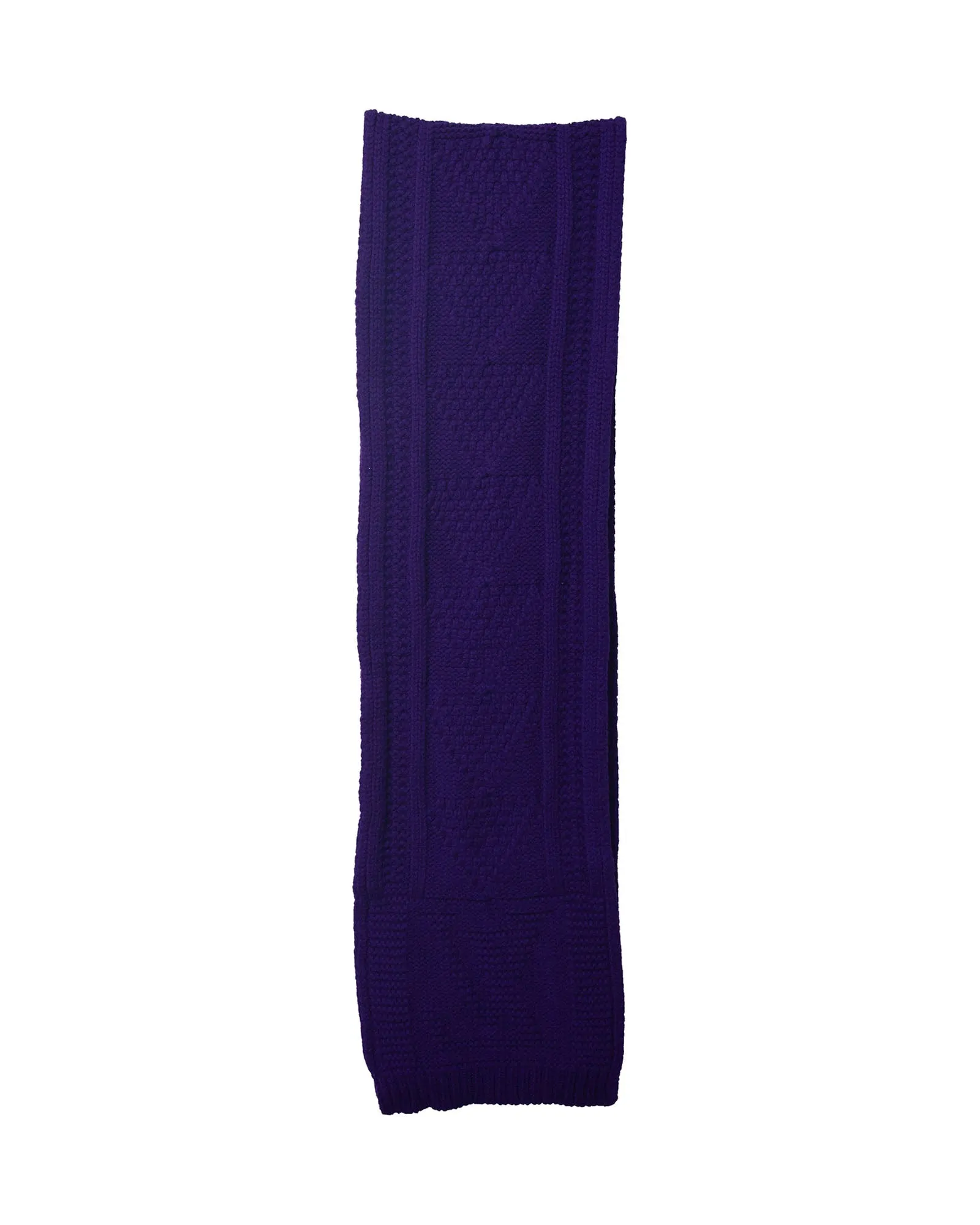 Louis Vuitton Knit Scarf in Purple Wool