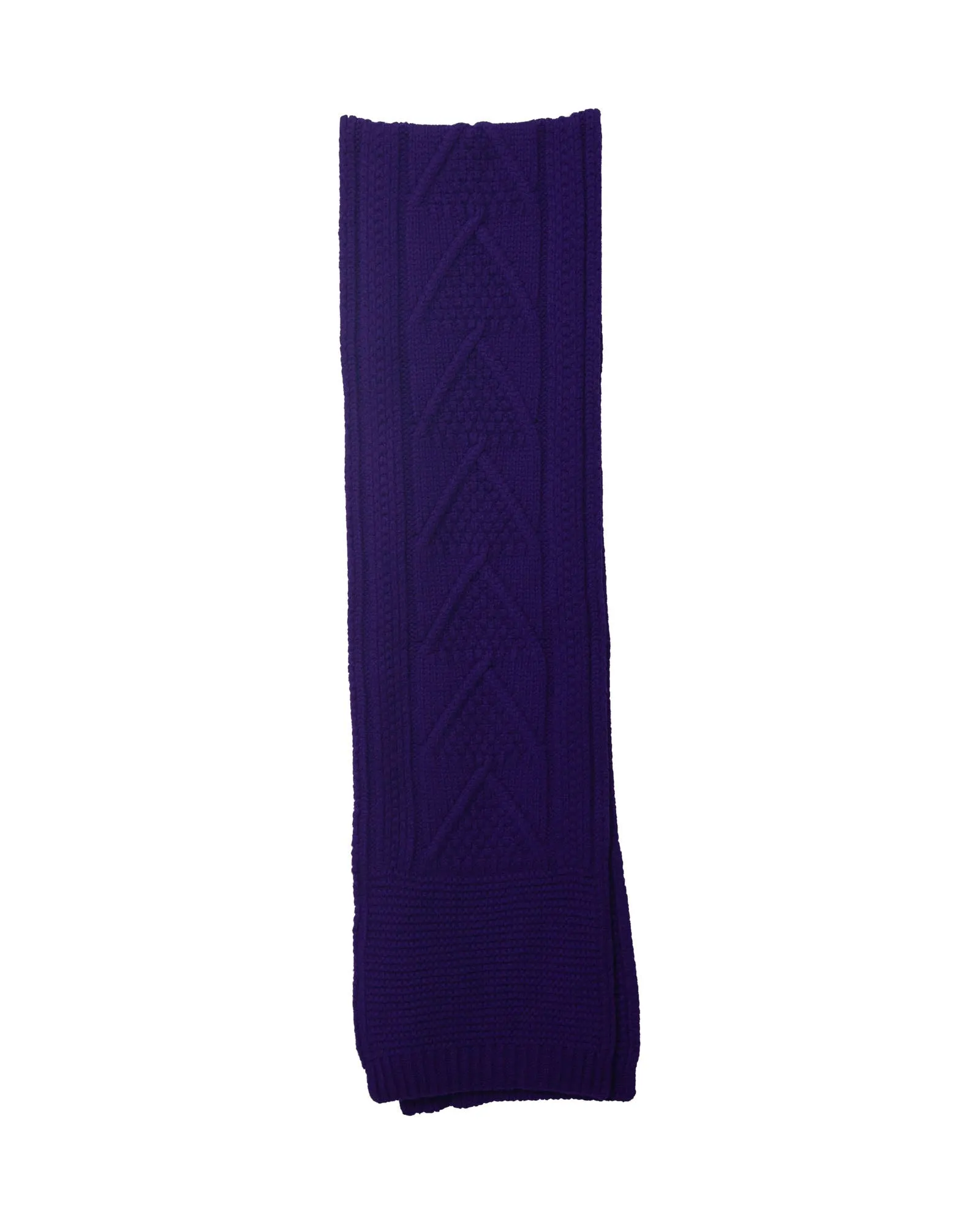 Louis Vuitton Knit Scarf in Purple Wool