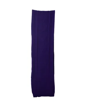 Louis Vuitton Knit Scarf in Purple Wool