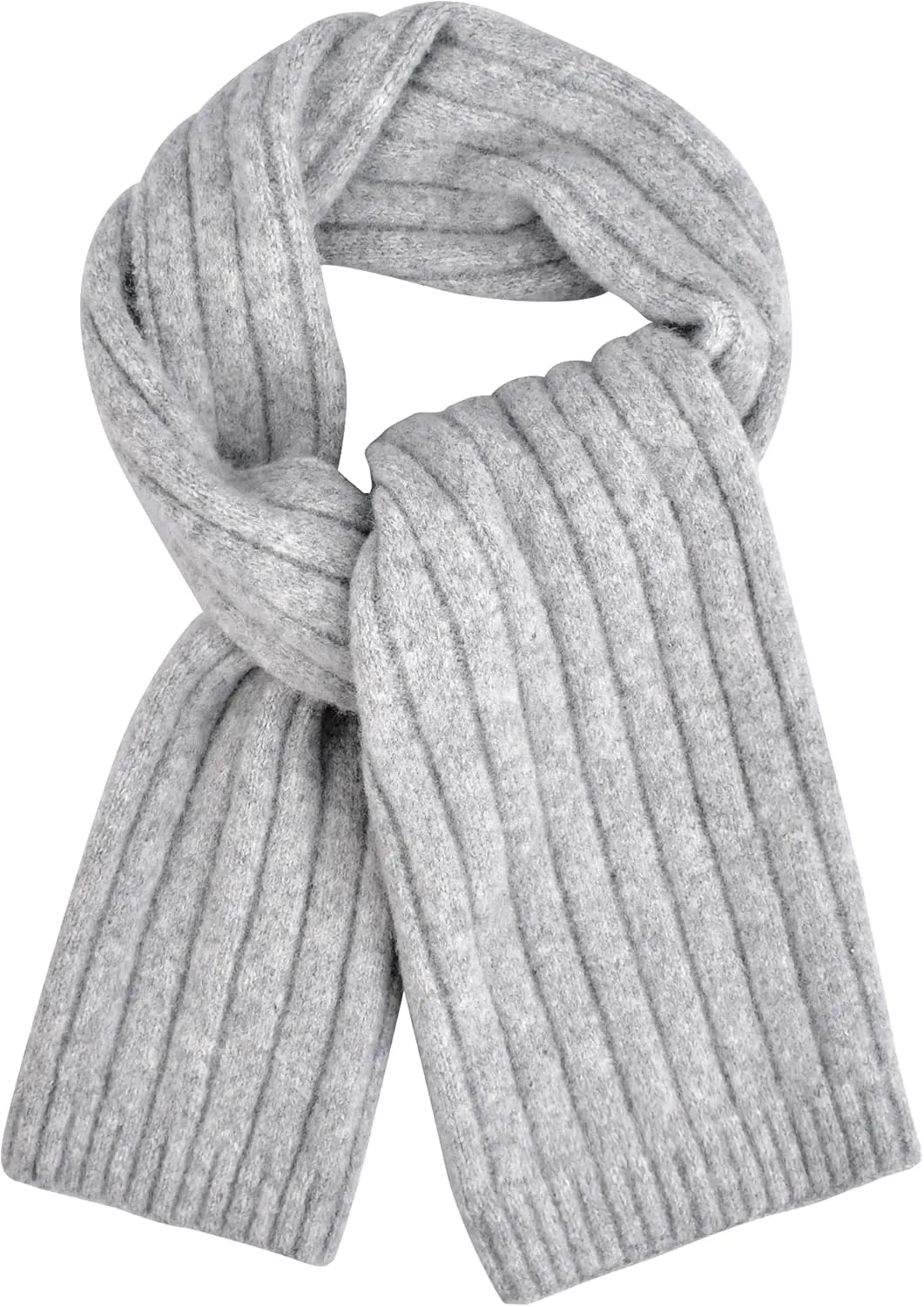 MissShorthair Cashmere Women and Mens Scarf for Winter Chunky Long Warm Thick Knit Wrap