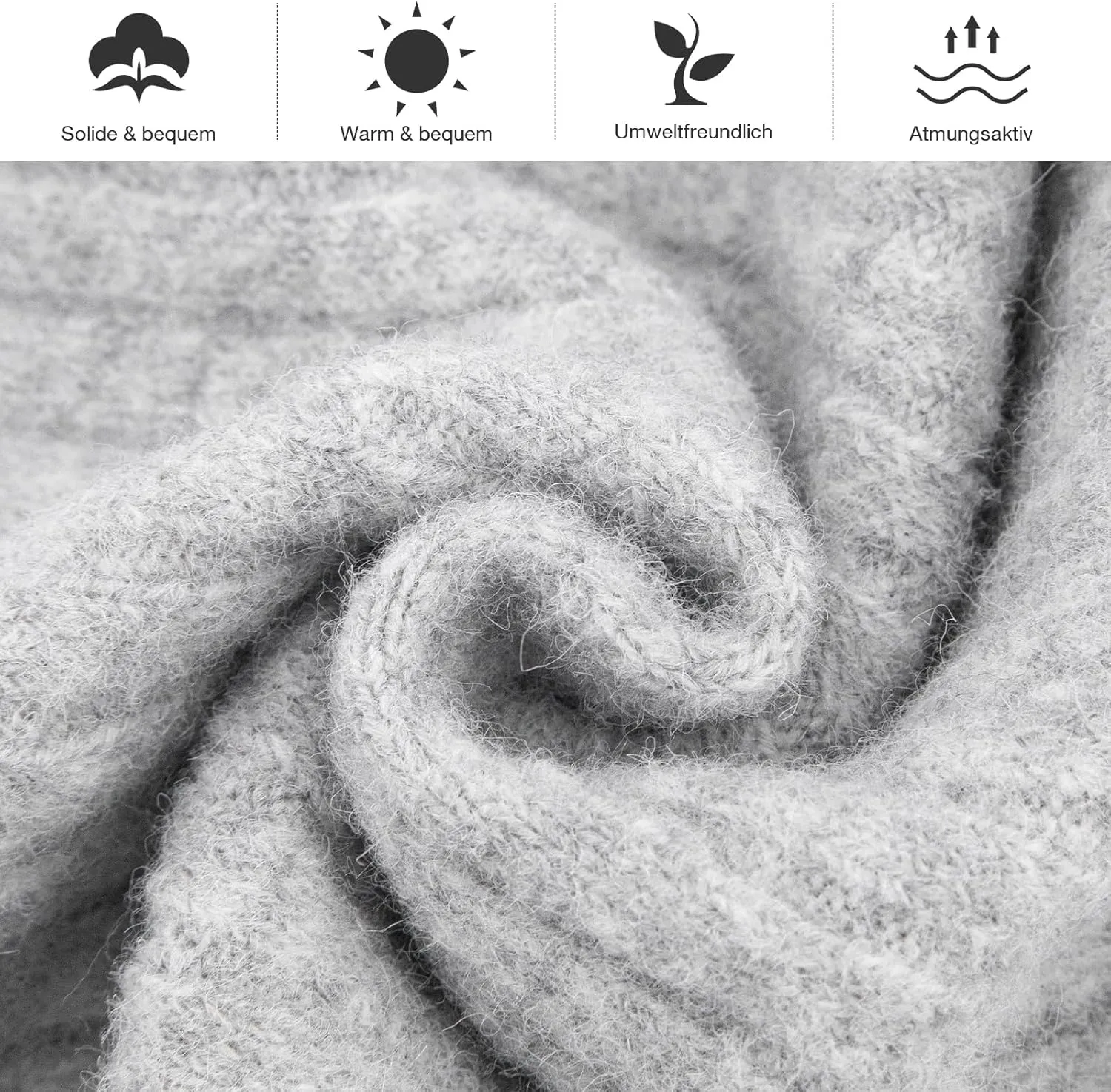 MissShorthair Cashmere Women and Mens Scarf for Winter Chunky Long Warm Thick Knit Wrap