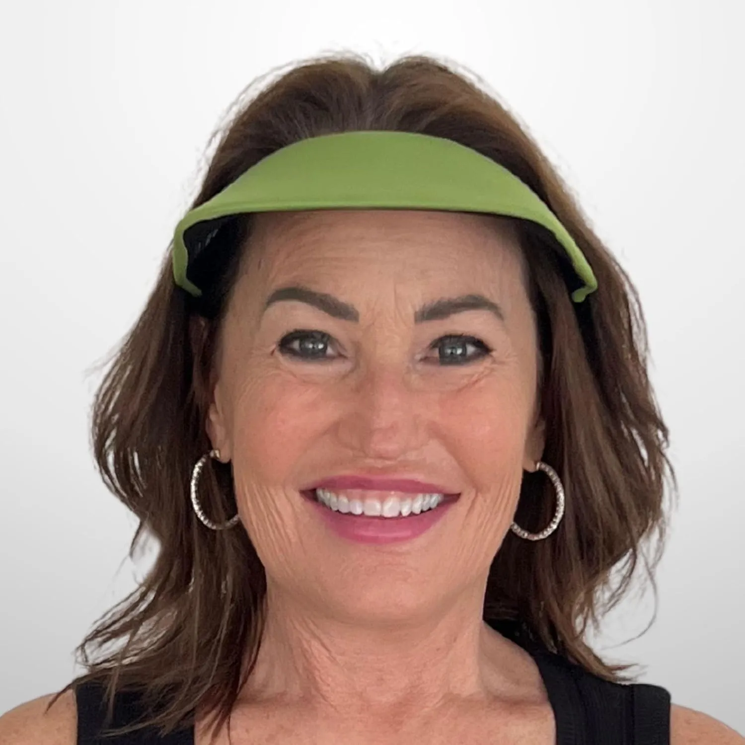 No Headache Sun Visor for Women | Stylish, Lightweight Square Brim Hat | Comfortable UV Protection for Golf, Tennis & Travel