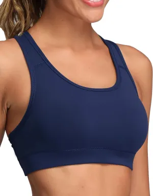 Oalka Women's Racerback Sports Fitness Support Workout Running Bras
