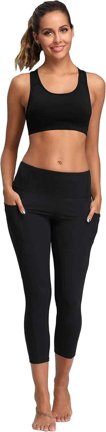 Oalka Women's Racerback Sports Fitness Support Workout Running Bras