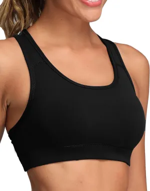 Oalka Women's Racerback Sports Fitness Support Workout Running Bras