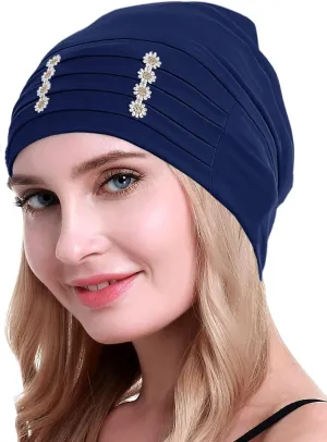 osvyo Flower Chemo Headwear Turban for Women - Headcovering Beanie Caps