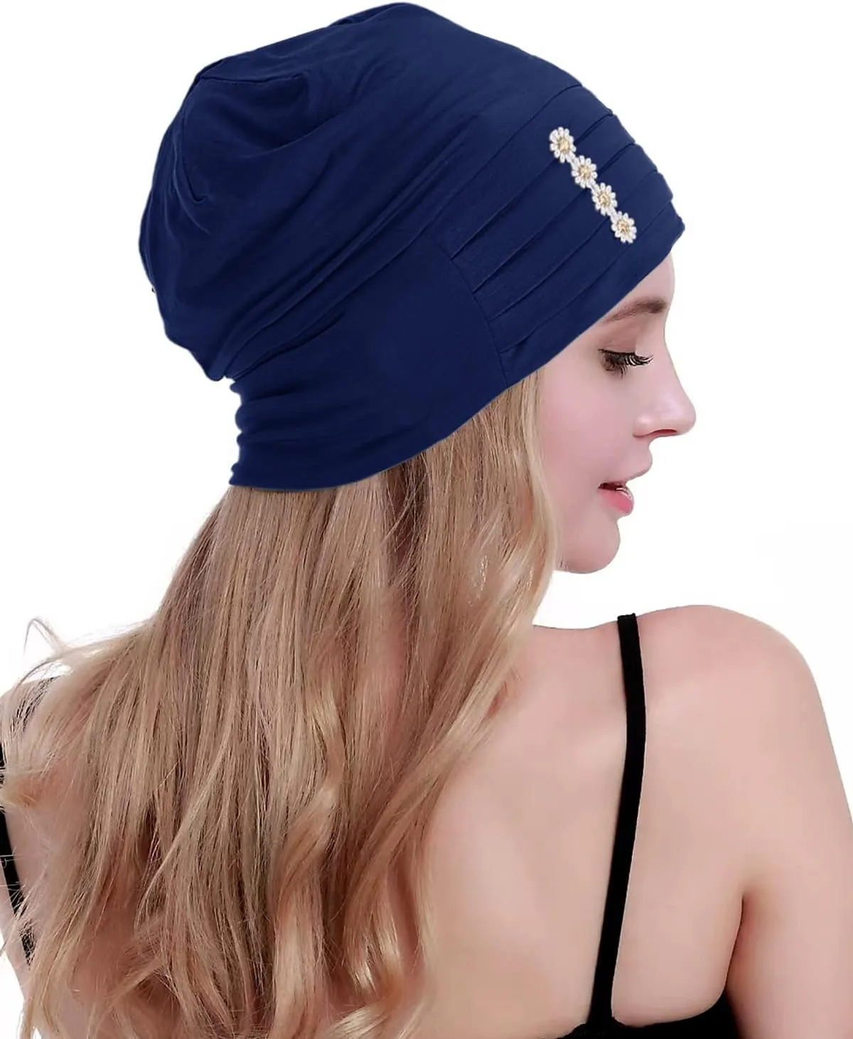 osvyo Flower Chemo Headwear Turban for Women - Headcovering Beanie Caps