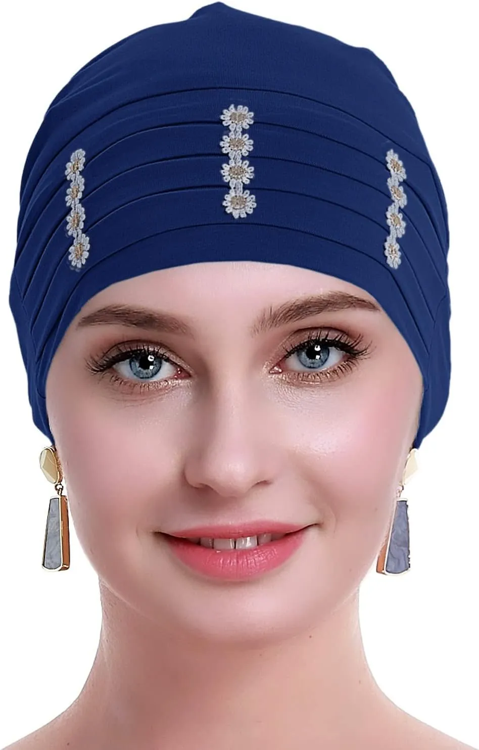 osvyo Flower Chemo Headwear Turban for Women - Headcovering Beanie Caps