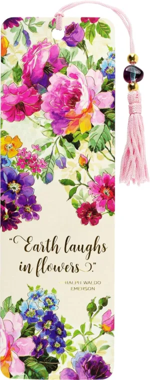 Peony Garden Beaded Bookmark Hardcover  January 1, 2021