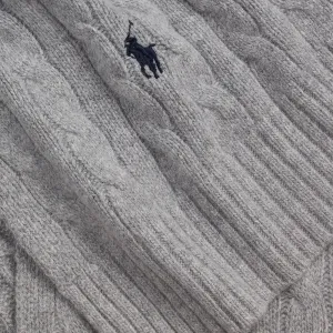 Polo Ralph Lauren - Cable Knit Scarf - Andover Heather