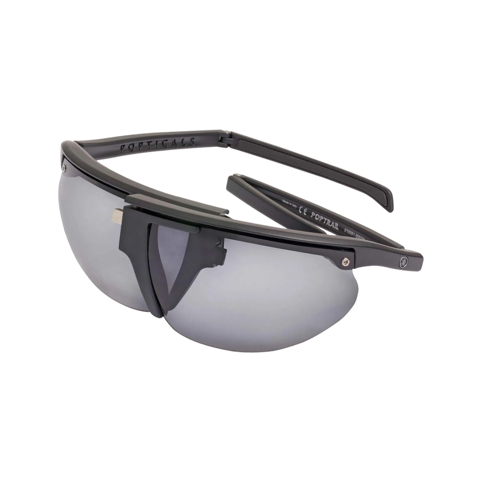 POPTRAIL | Polarized, Matte Black, Gray Lens, Small