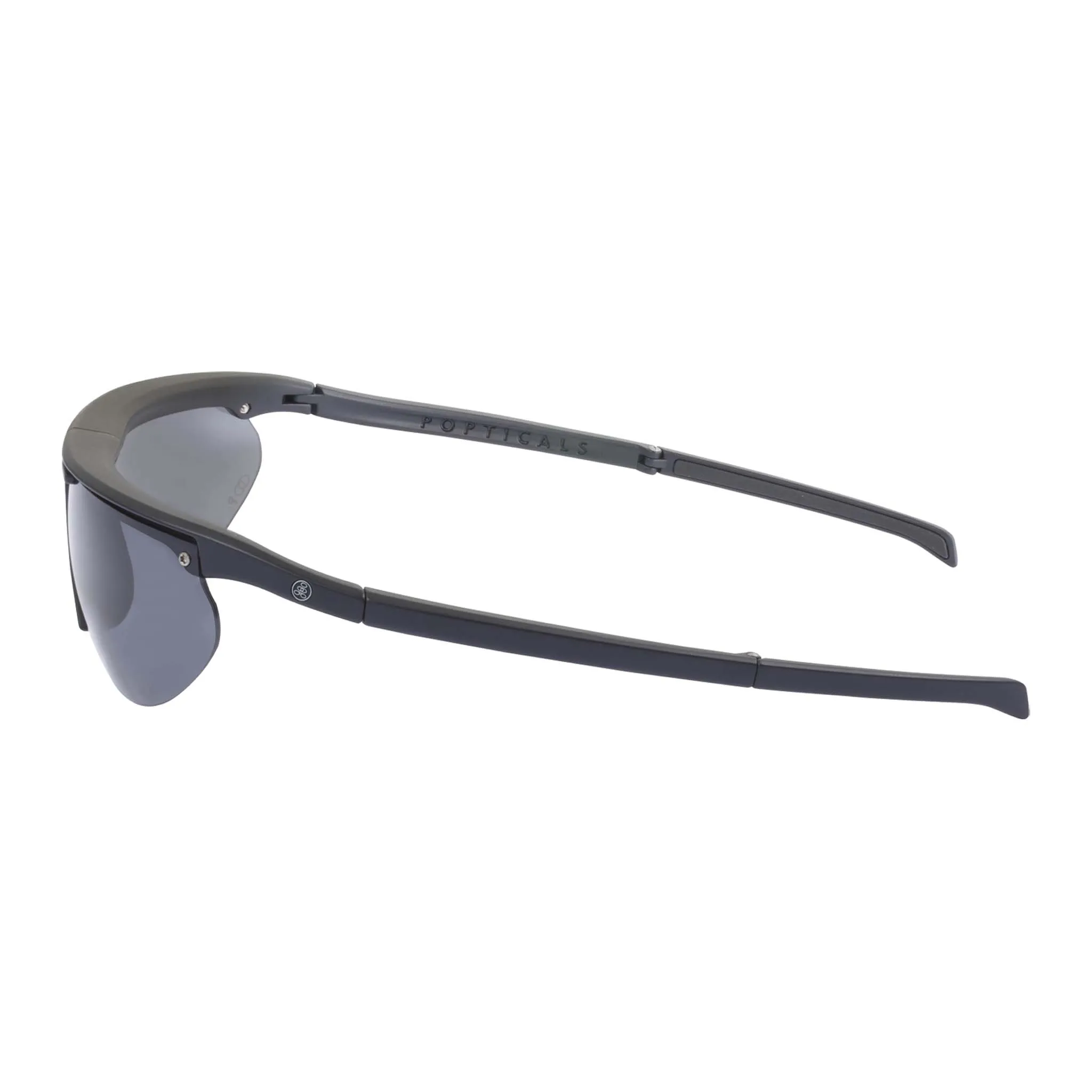 POPTRAIL | Polarized, Matte Black, Gray Lens, Small