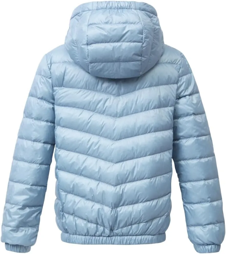 Rokka&Rolla Girls' Ultra Lightweight Packable Down Puffer Jacket Coat