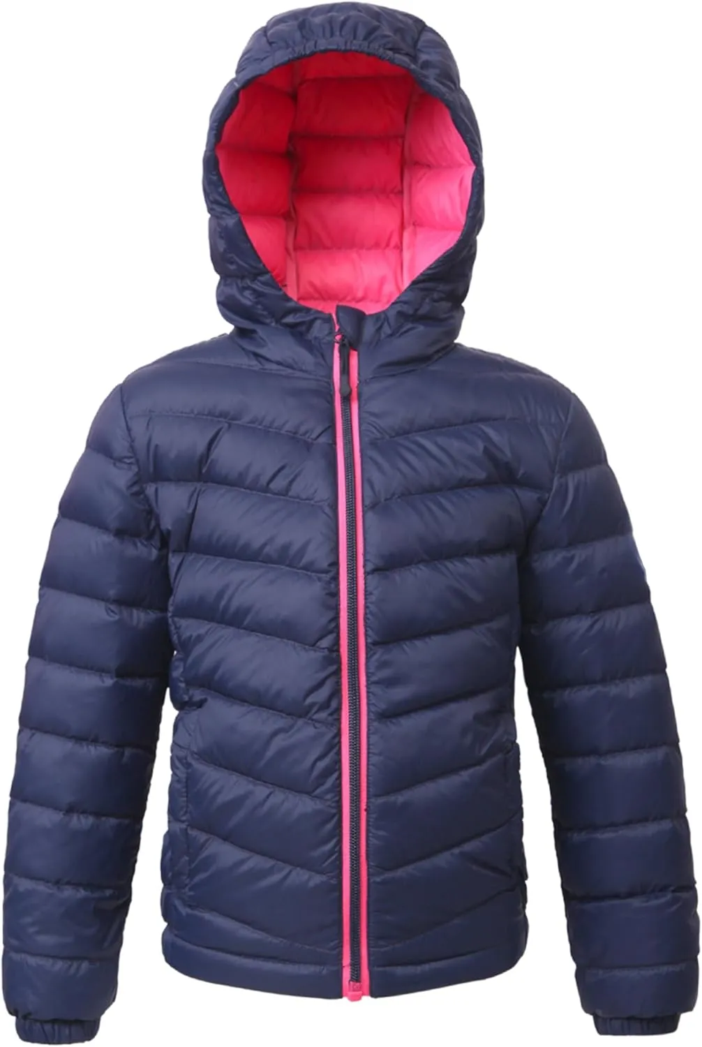 Rokka&Rolla Girls' Ultra Lightweight Packable Down Puffer Jacket Coat